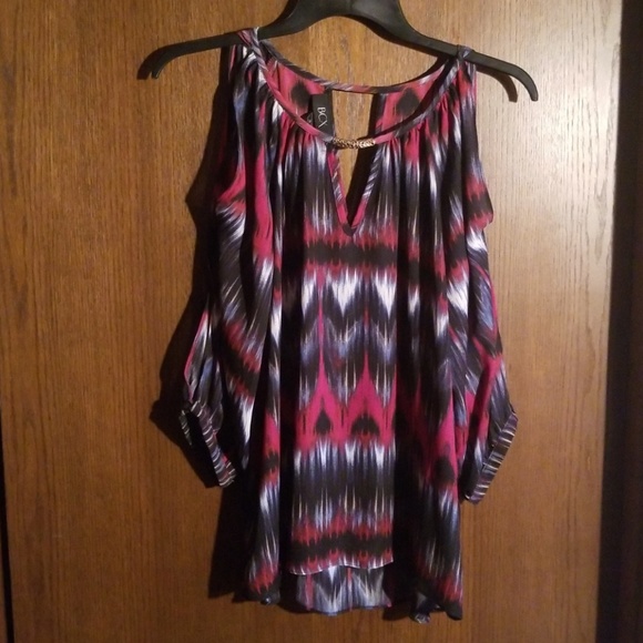 BCX Tops - Cold shoulder blouse
